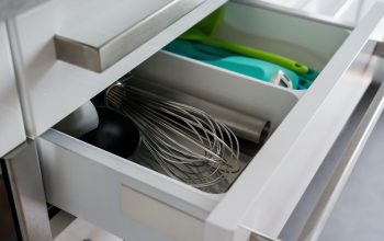 drawer filled with kitchen tools